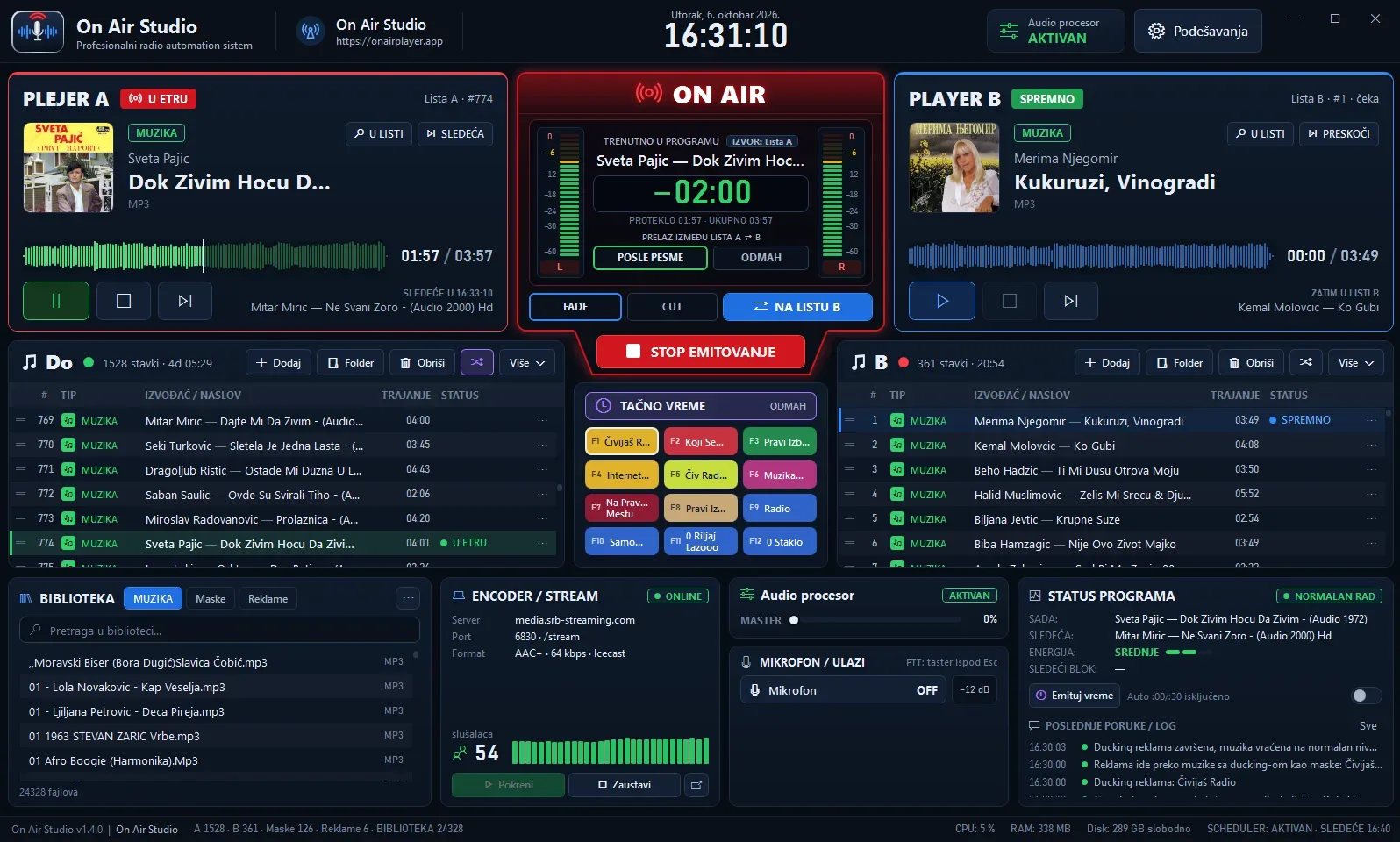 Radio automation koji radi zajedno sa vama