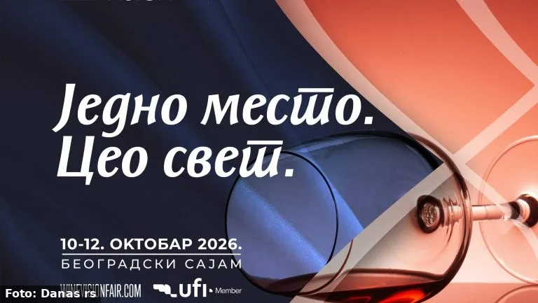 Međunarodni sajam vina, hrane i rakije od 10. do 12. oktobra u Beogradu