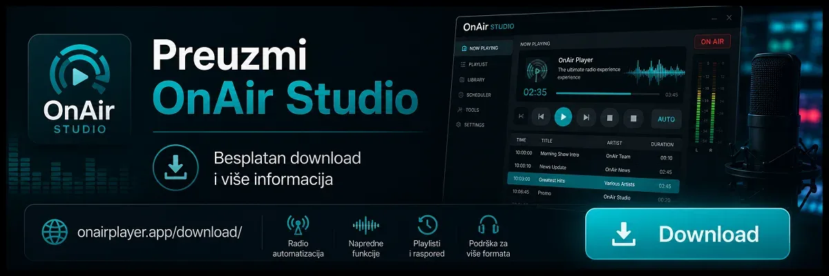 Preuzmite OnAir Studio